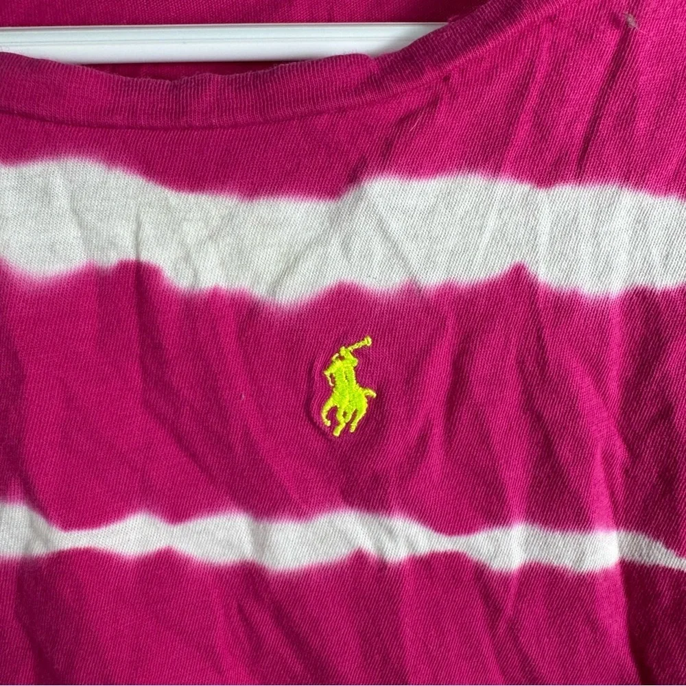 Ralph Lauren Pink Tie-Dye T-shirt No Size